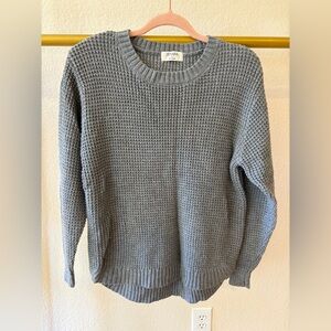 Women’s grey knit sweater